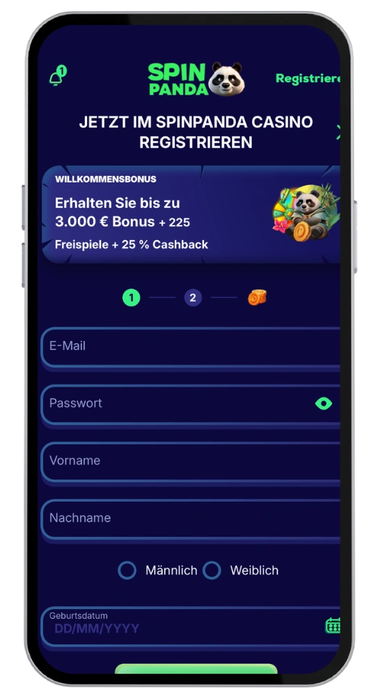 SpinPanda Casino inscription